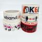 Preview: Custom printed PP packing tape in 44mµ thick, white, brown or transparent 50mm x 66m